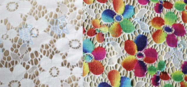 Lace Fabric Printing